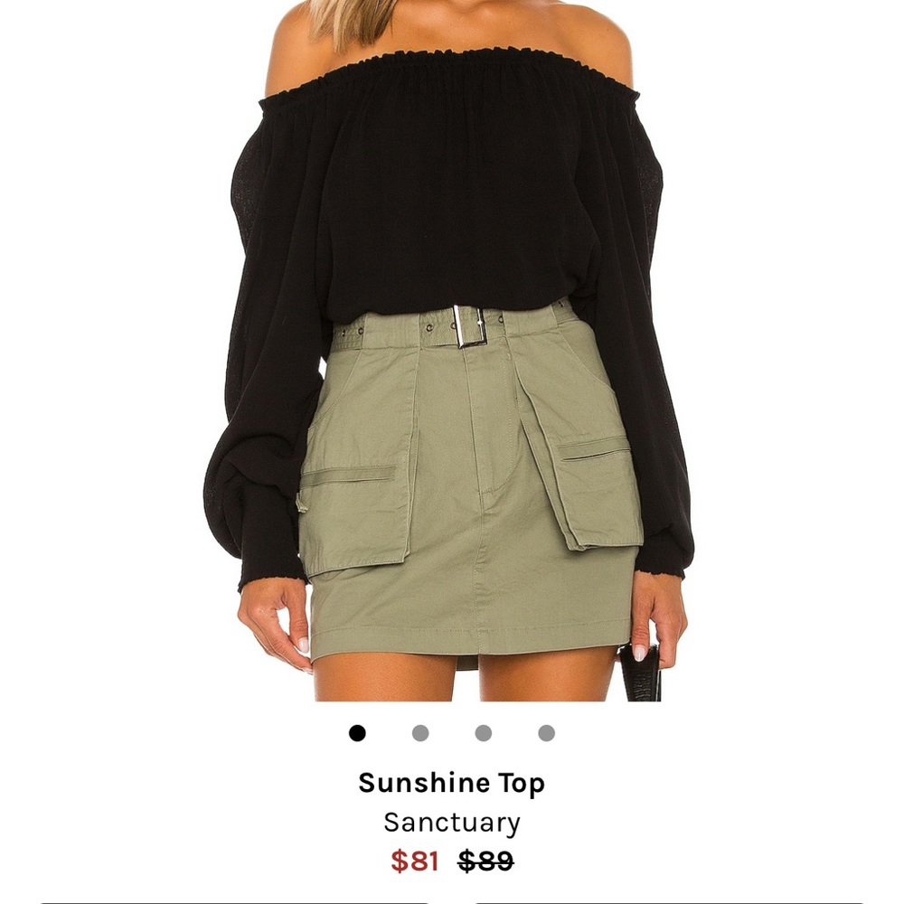 Revolve off the shoulder Sunshine Top from Sanctuary